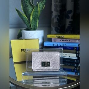 Fendi Peekaboo Kiss-lock Compact Wallet